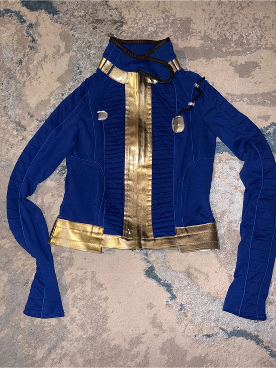 miccostumes Other - Fallout inspired Vault Dweller jacket Miccostumes Blue Gold Small Costume